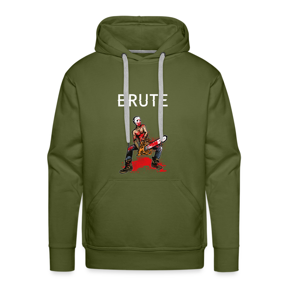 Brute Force Men’s Premium Hoodie - olive green