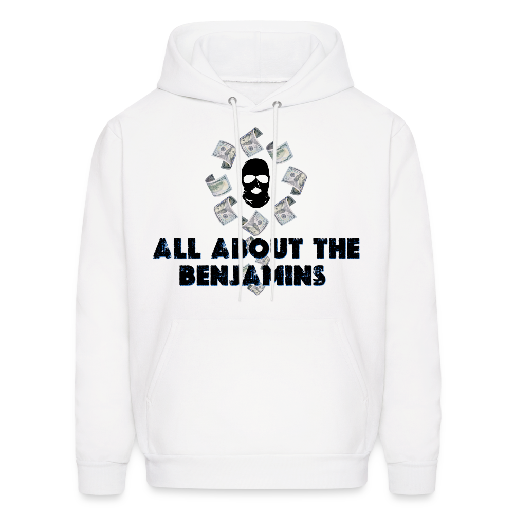 All About the Benjamins Men's Hoodie - white