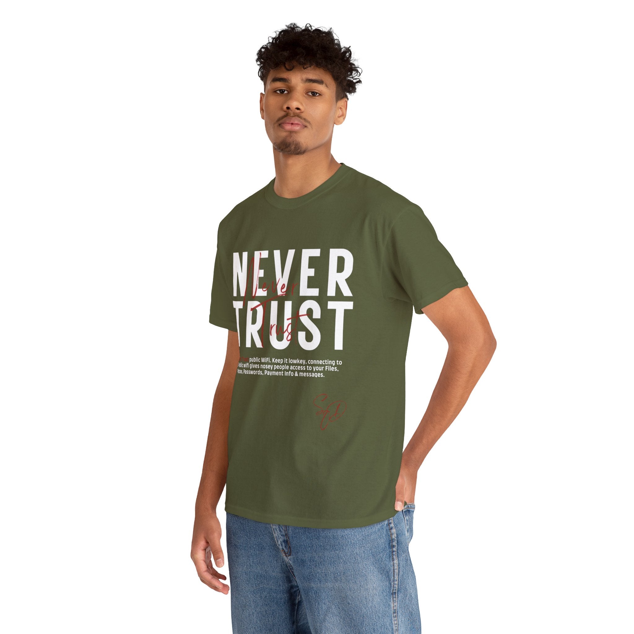 Never Trust - Public wifi TShirt