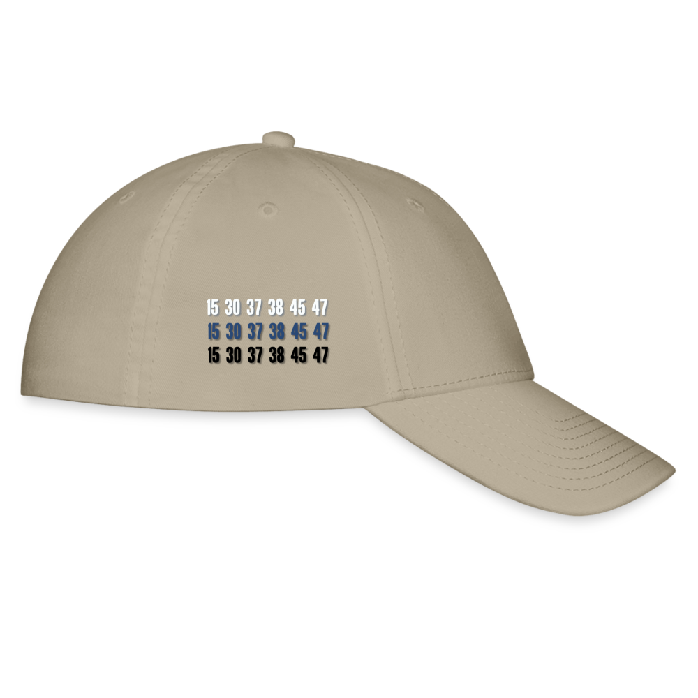 About Benjamins Fitted (White) - khaki