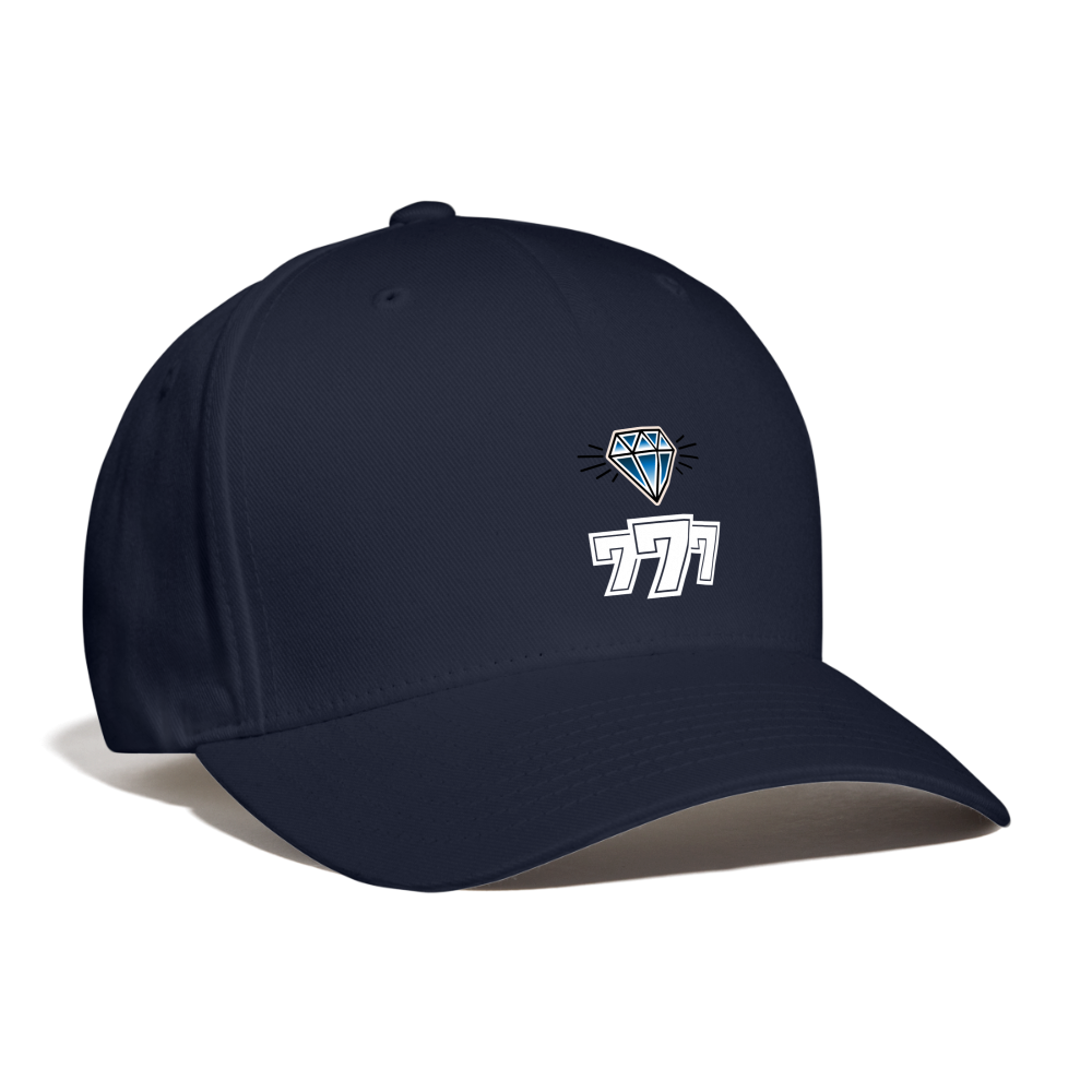 About Benjamins Fitted Hat (Navy) - navy
