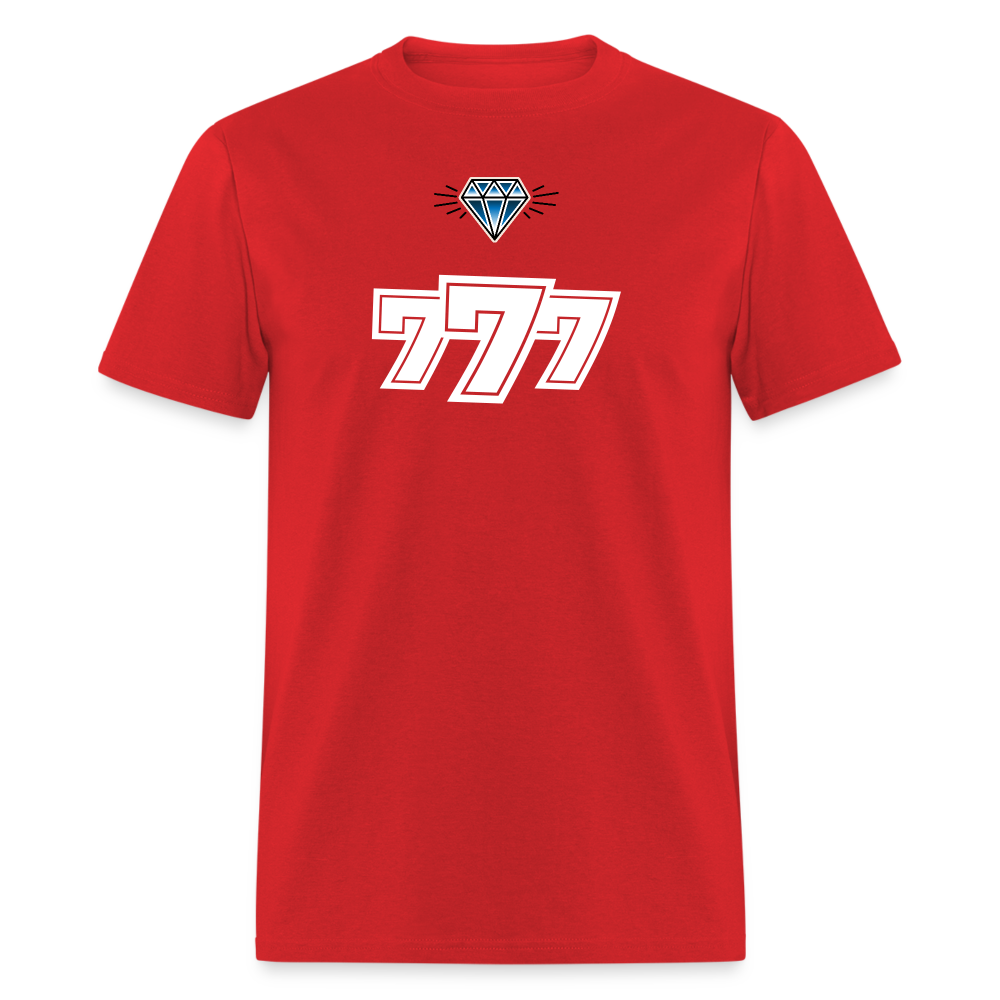 About benjamins Lucky White 7's Shirt - red