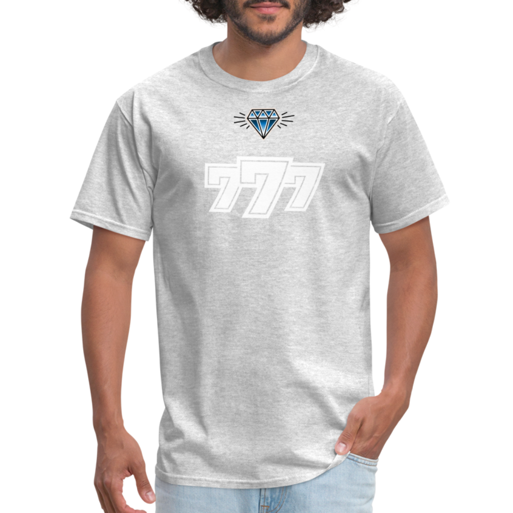 About benjamins Lucky White 7's Shirt - heather gray