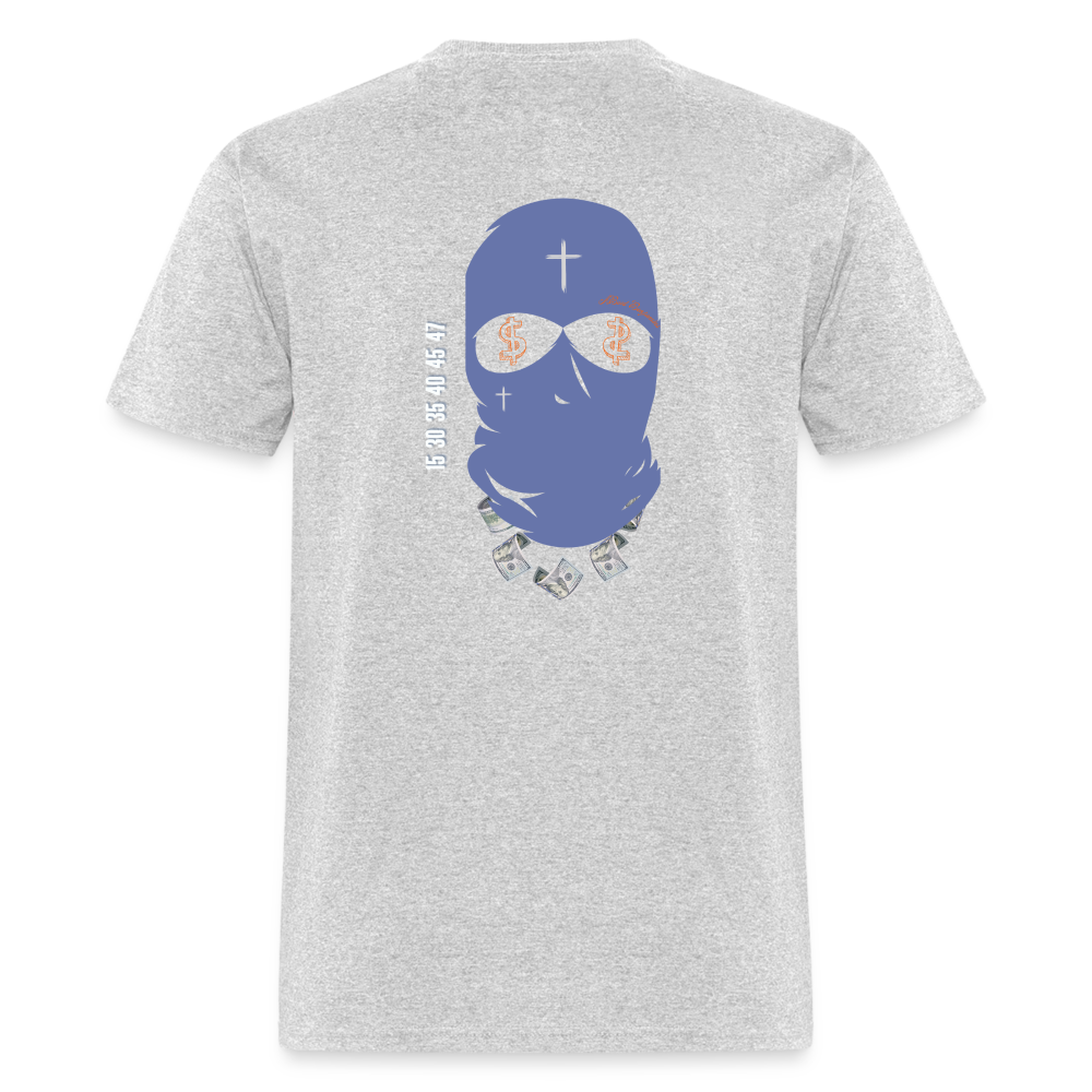 About benjamins Lucky White 7's Shirt - heather gray