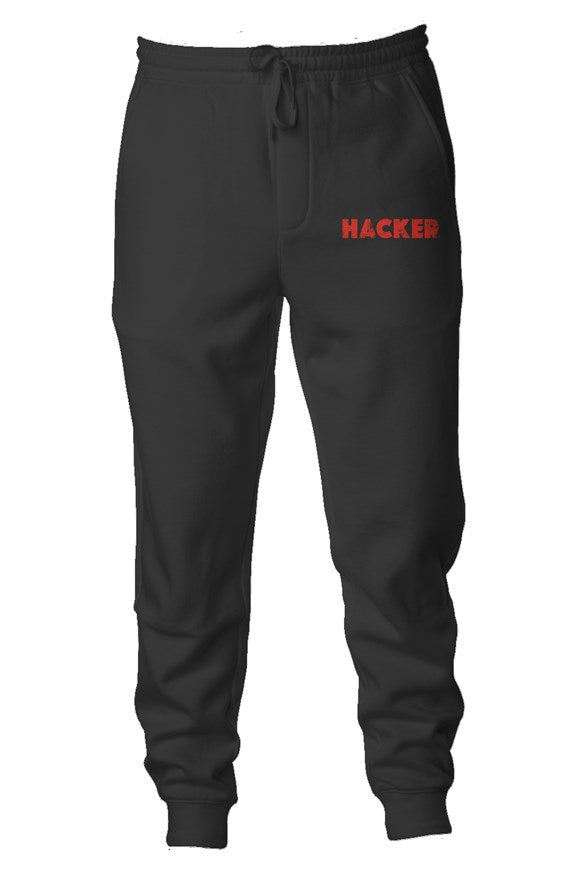 Black Hacker Fleece Joggers