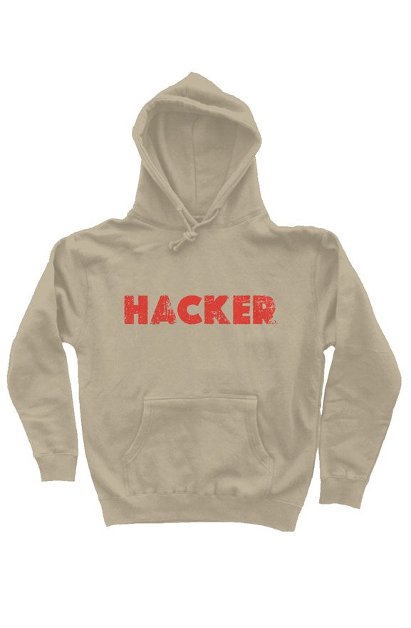 Tan Hacker pullover hoodie