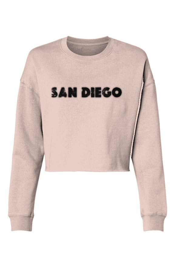 Blush San Diego Cropped Crew