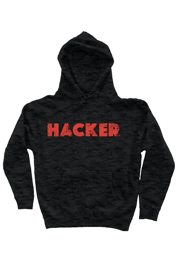 Black Camo Hacker Hoodie