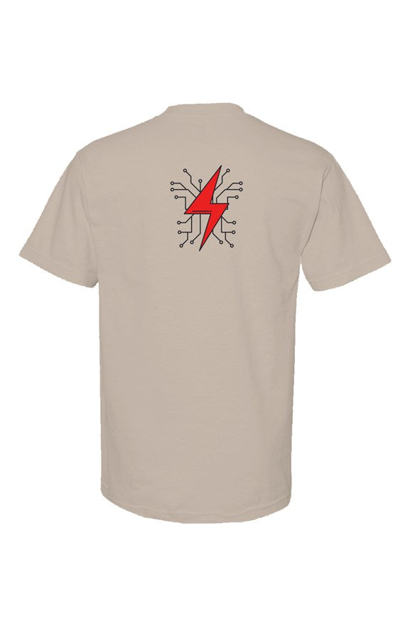 Tan Electrical Engineering T Shirt (Red Energy)