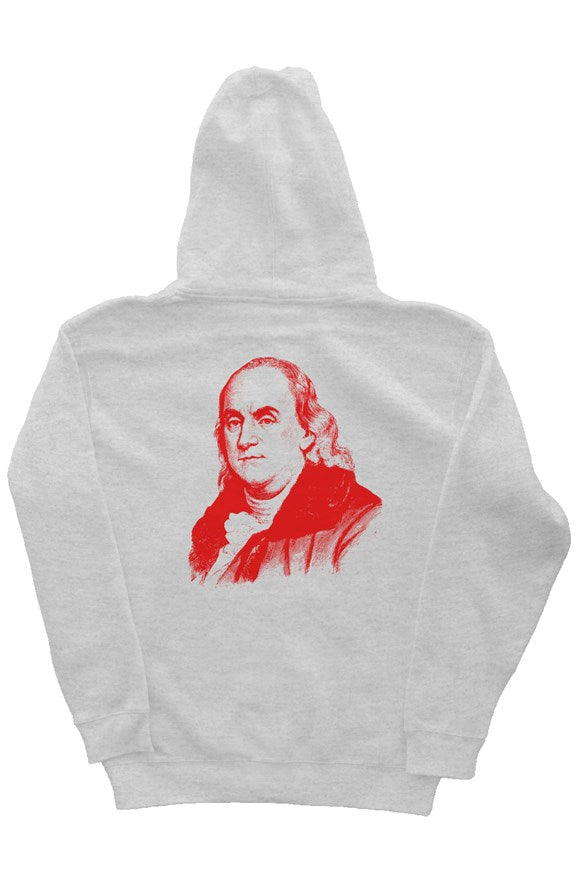 Ben Franklin X Army Of Darkness Grey men's Hoodie