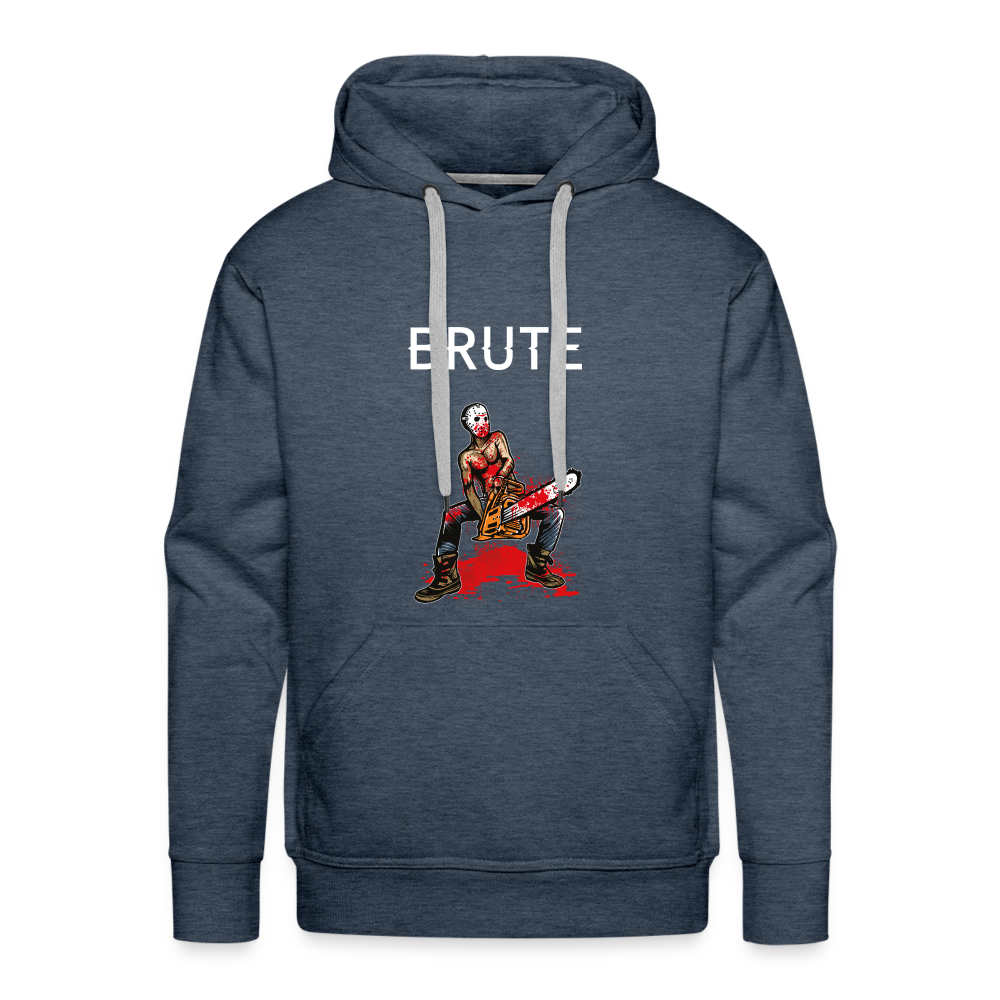 Brute Force Men’s Premium Hoodie - heather denim