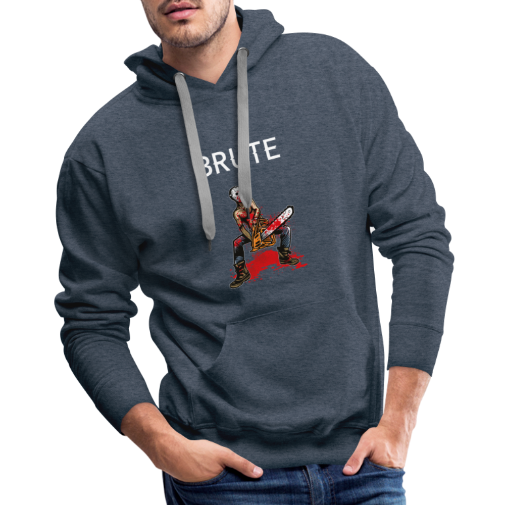 Brute Force Men’s Premium Hoodie - heather denim