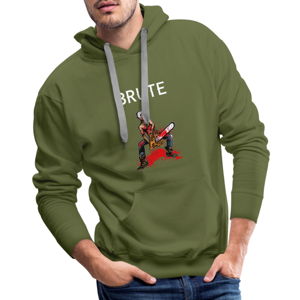 Brute Force Men’s Premium Hoodie - olive green