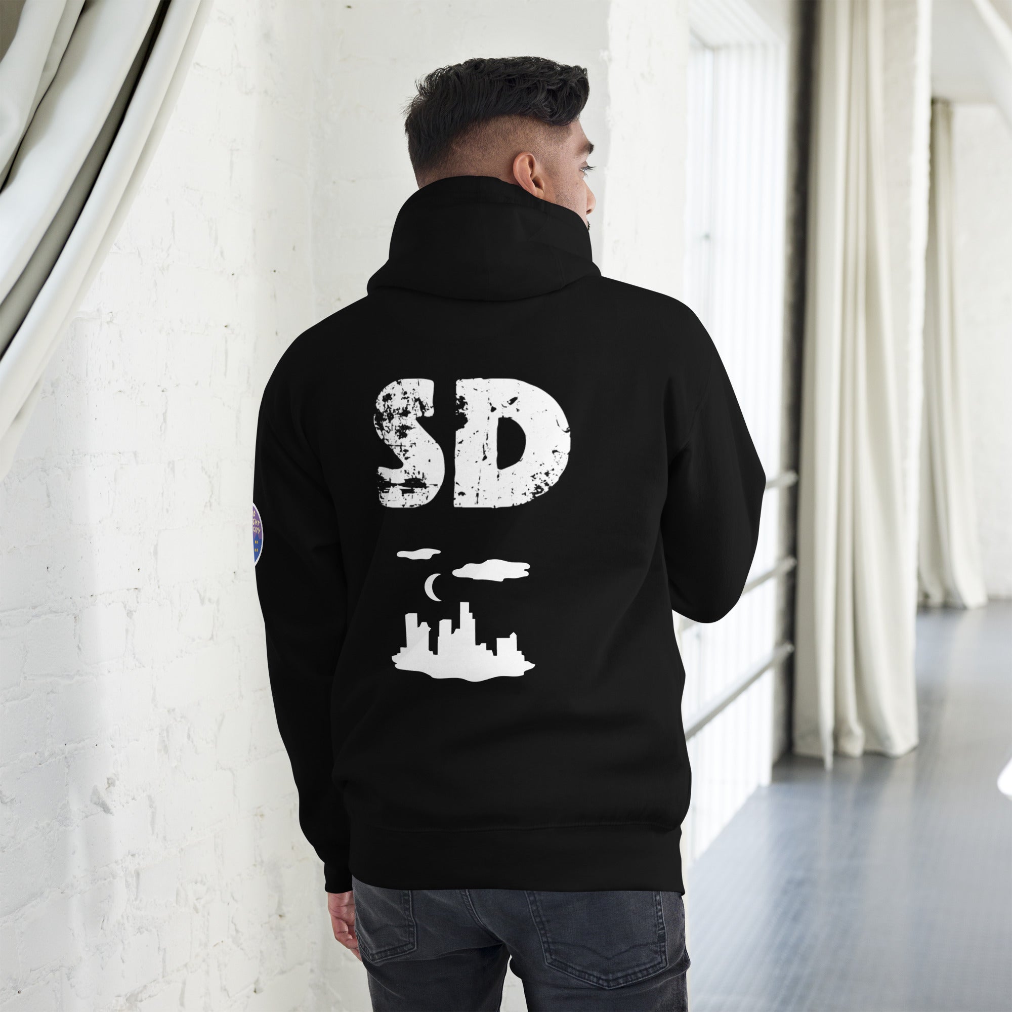 SD x LA Cotton Face  Hoodie Unisex