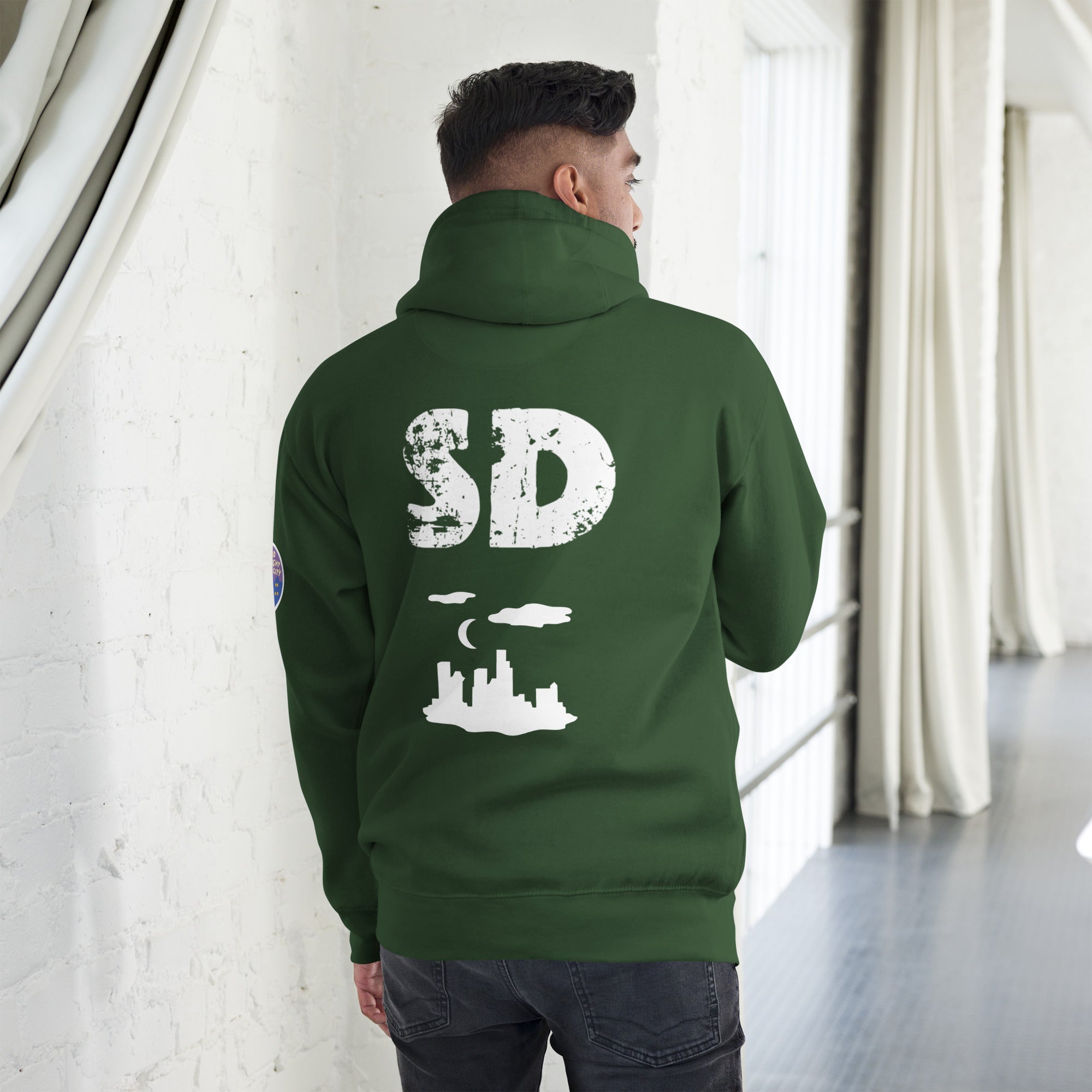 SD x LA Cotton Face  Hoodie Unisex