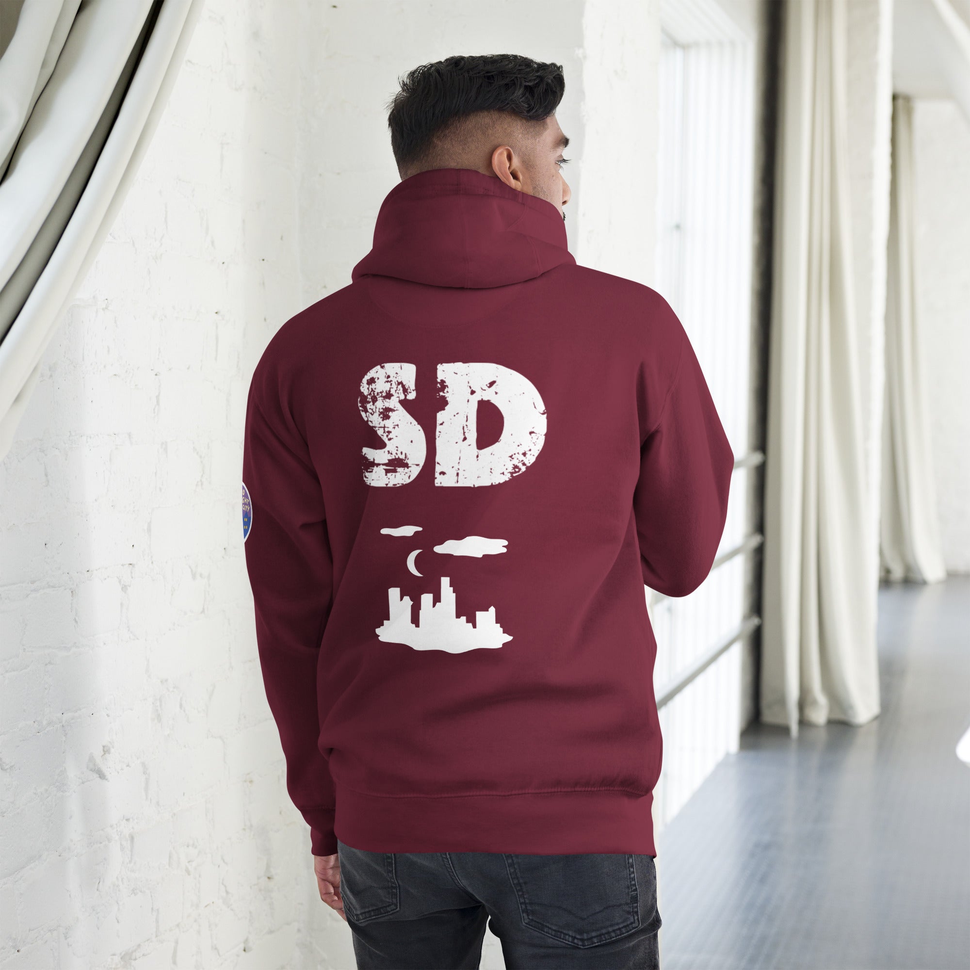 SD x LA Cotton Face  Hoodie Unisex
