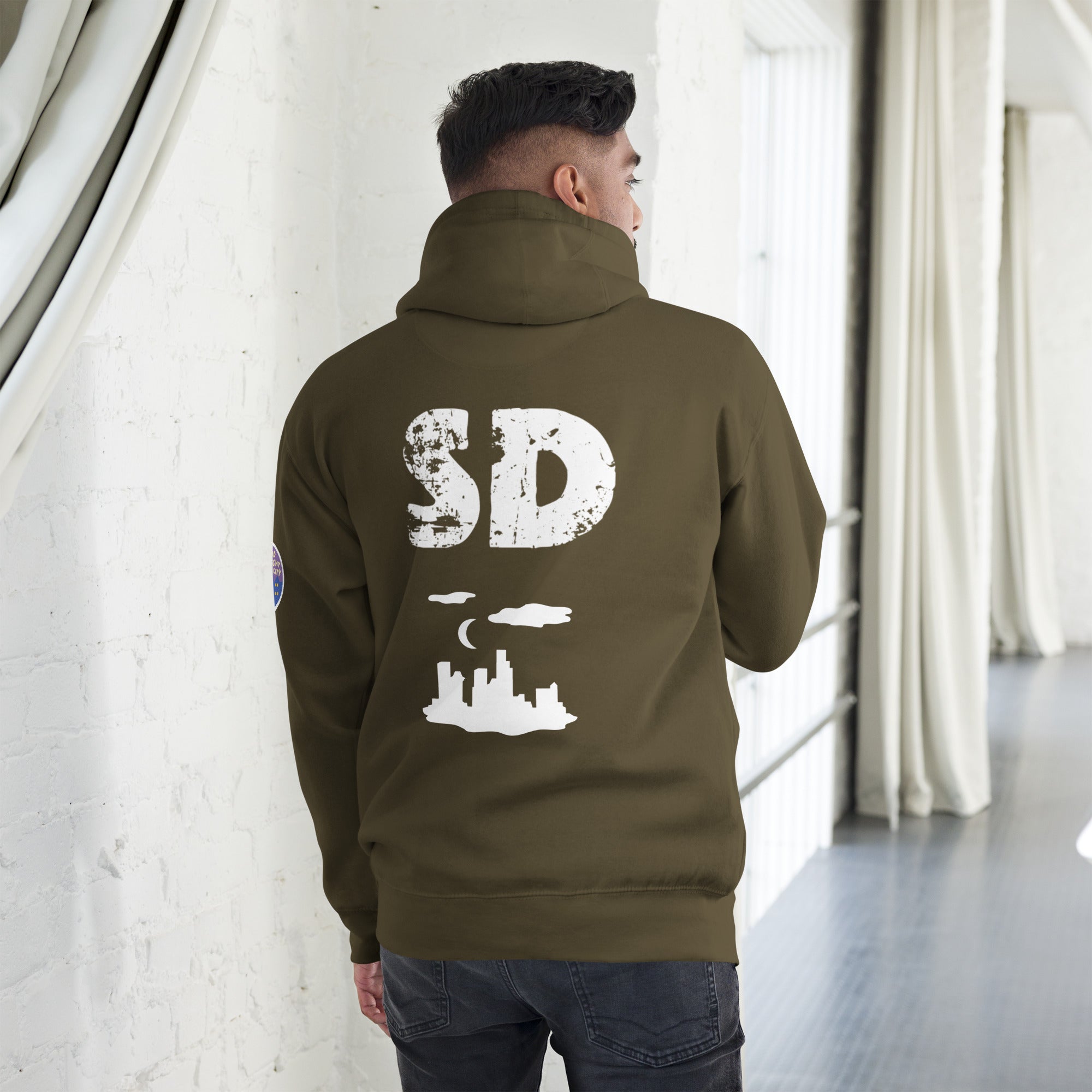 SD x LA Cotton Face  Hoodie Unisex
